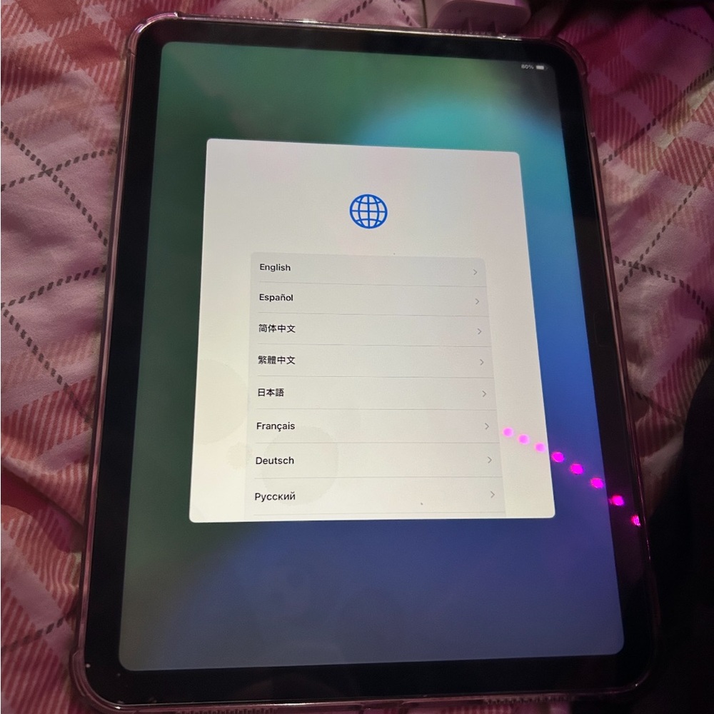 Apple iPad pink 10th gen